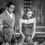 Tyrone Power and Joan Blondell in a scene from Nightmare Alley